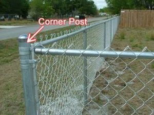 Chain Link Fence Post