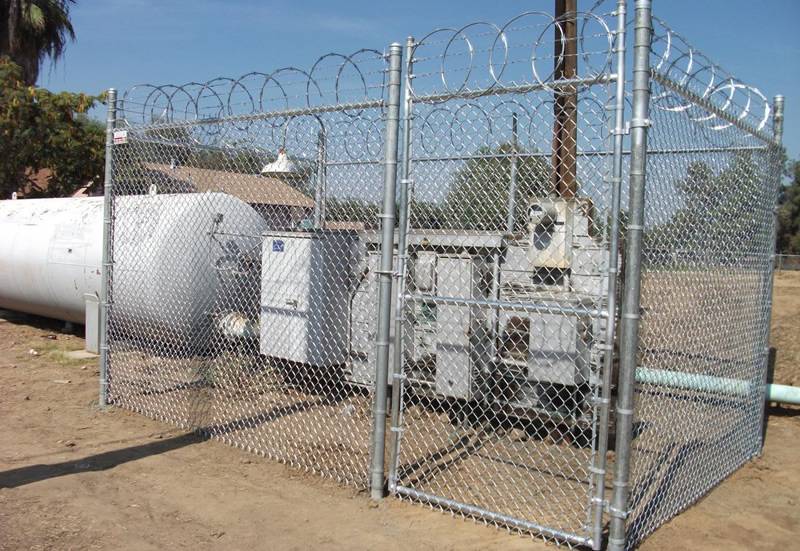 Security Chain Link Fence Industrial